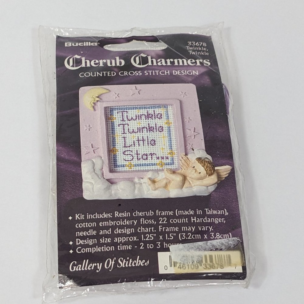 Bucilla Cherub Charmers Counted Cross Stitch 33678 Twinkle Twinkle Little Star